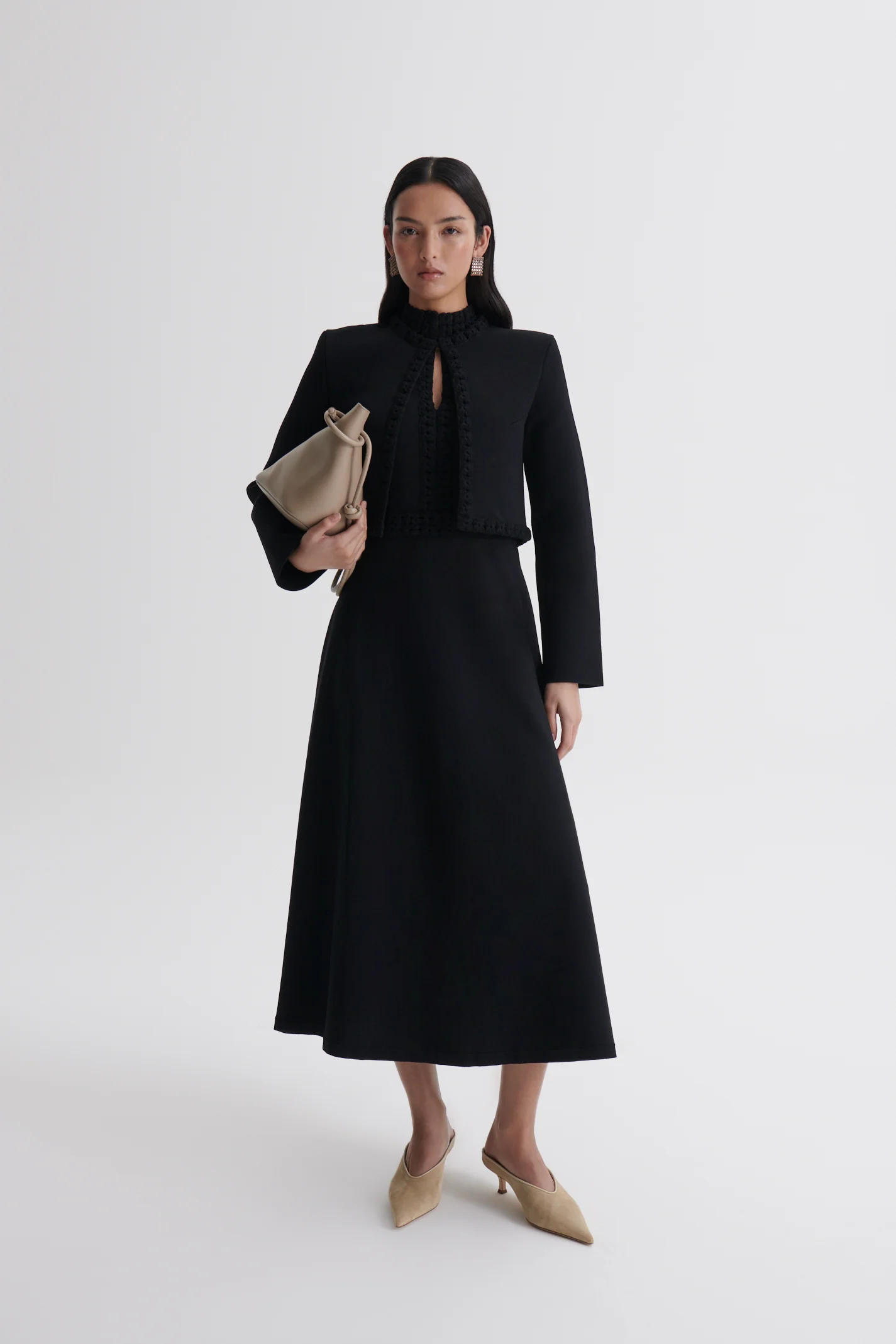 CREPE KNIT DAISY JACKET - Image 4