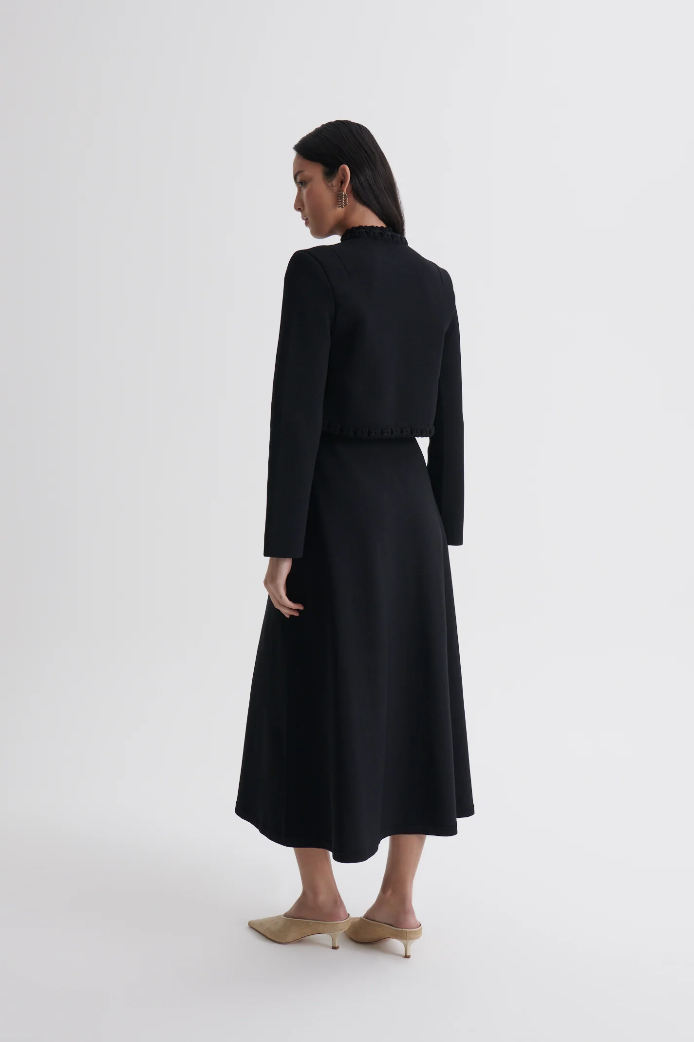 CREPE KNIT DAISY JACKET - Image 6