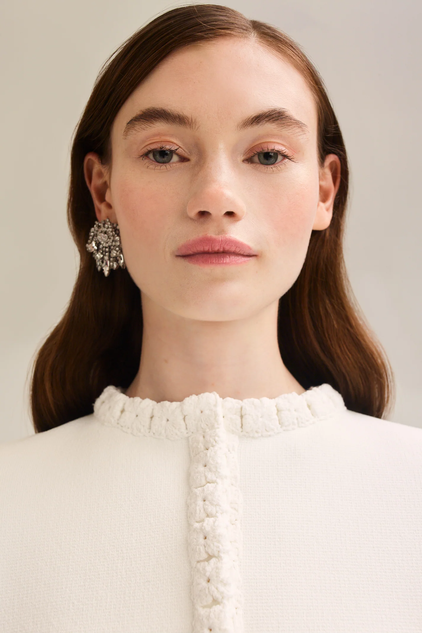 CREPE KNIT DAISY STITCH JACKET - Image 7