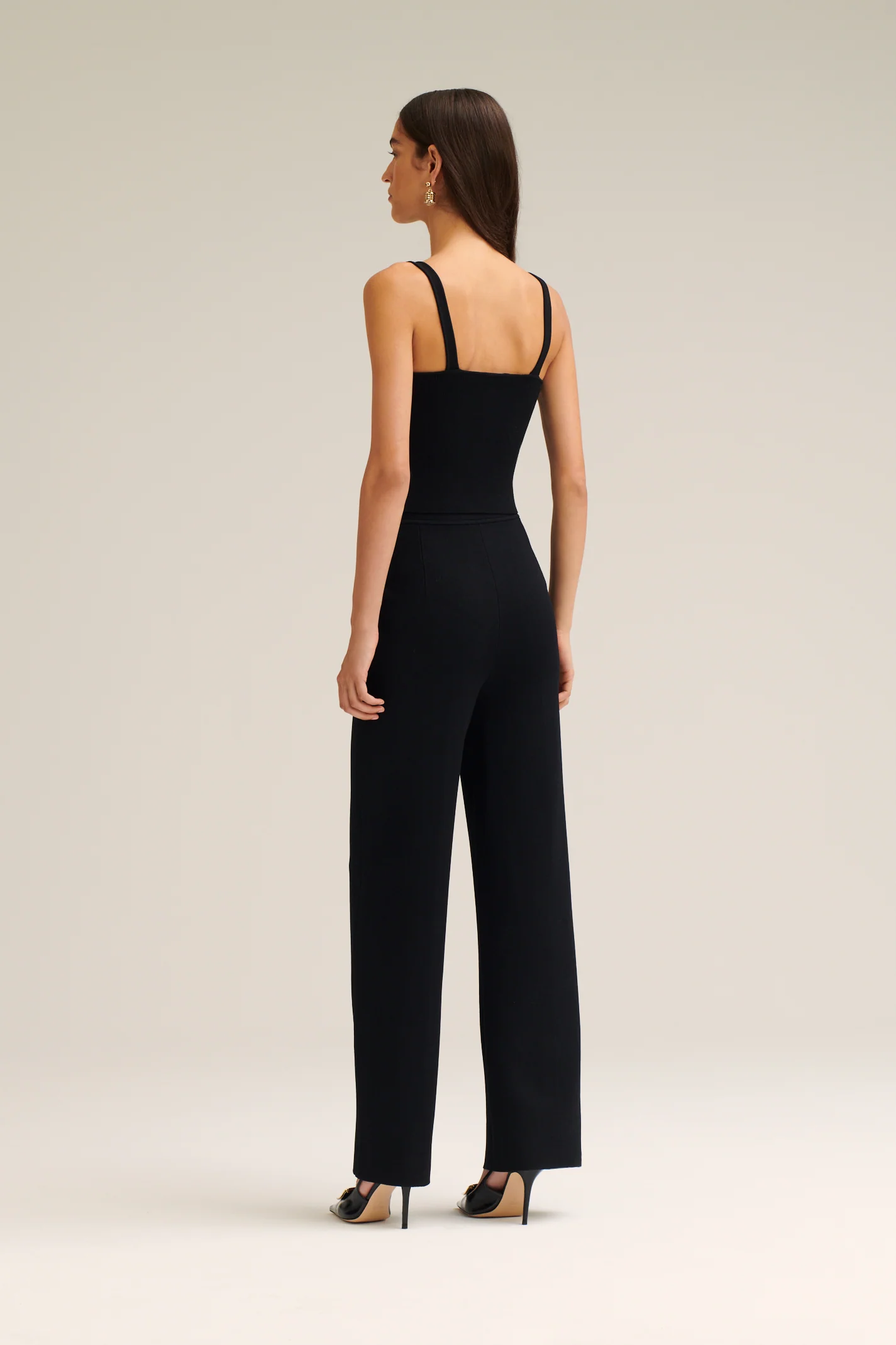 CREPE KNIT SQUARE CAMISOLE - Image 7