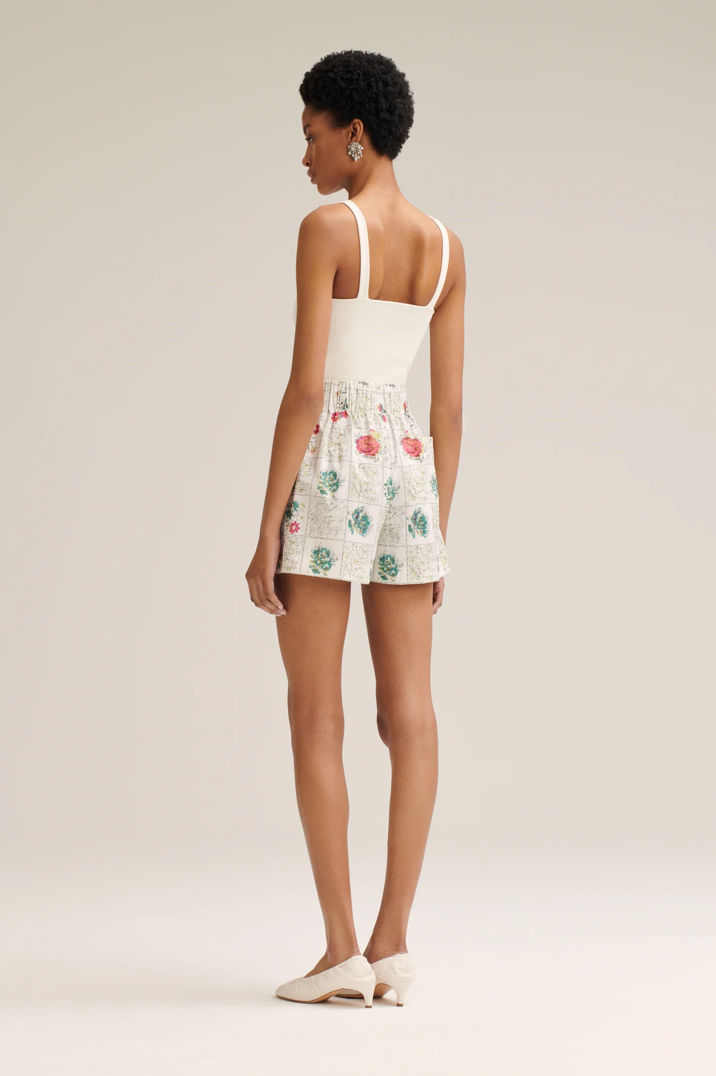 CREPE KNIT SQUARE CAMISOLE - Image 5