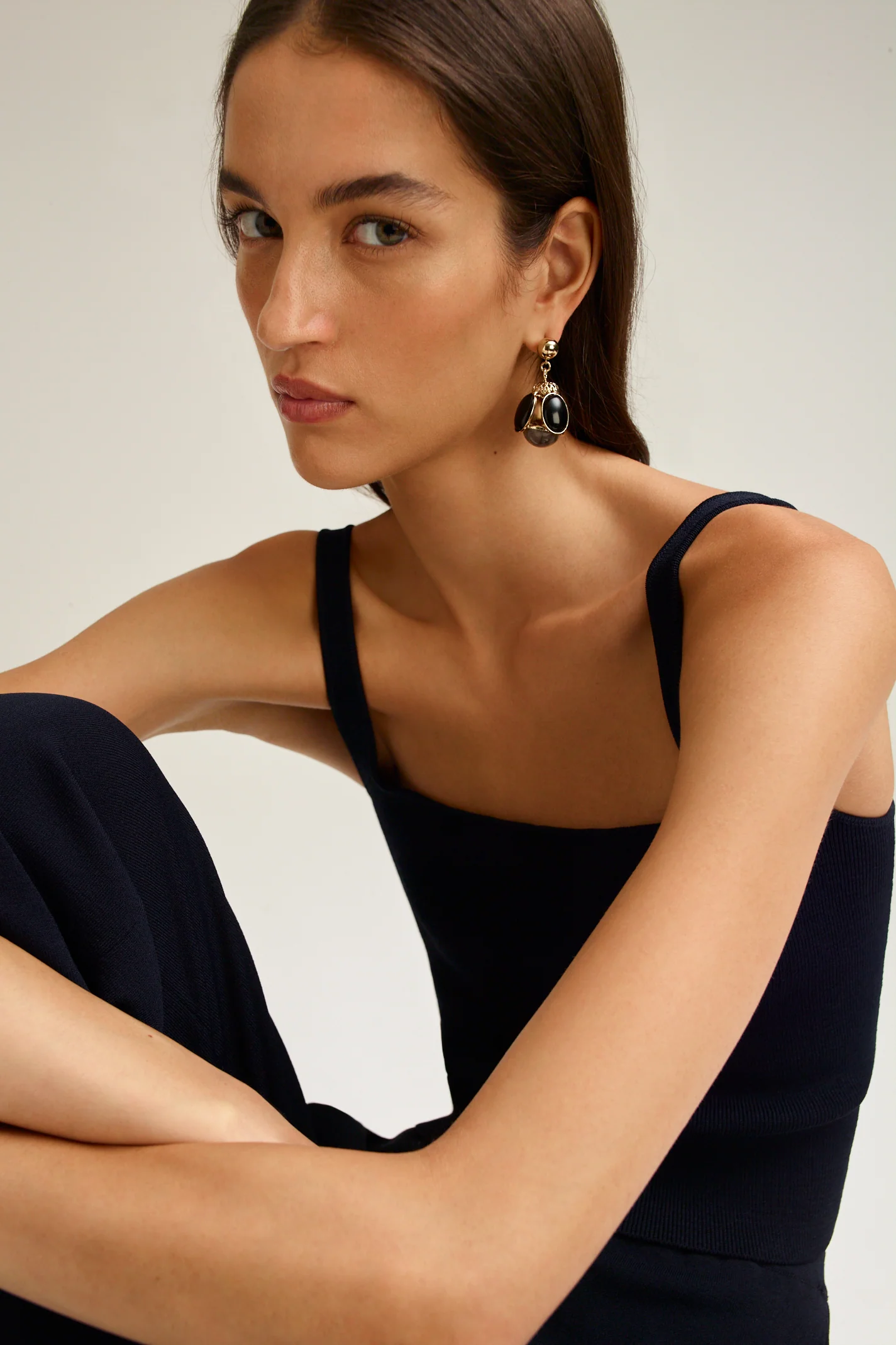 CREPE KNIT SQUARE CAMISOLE - Image 3