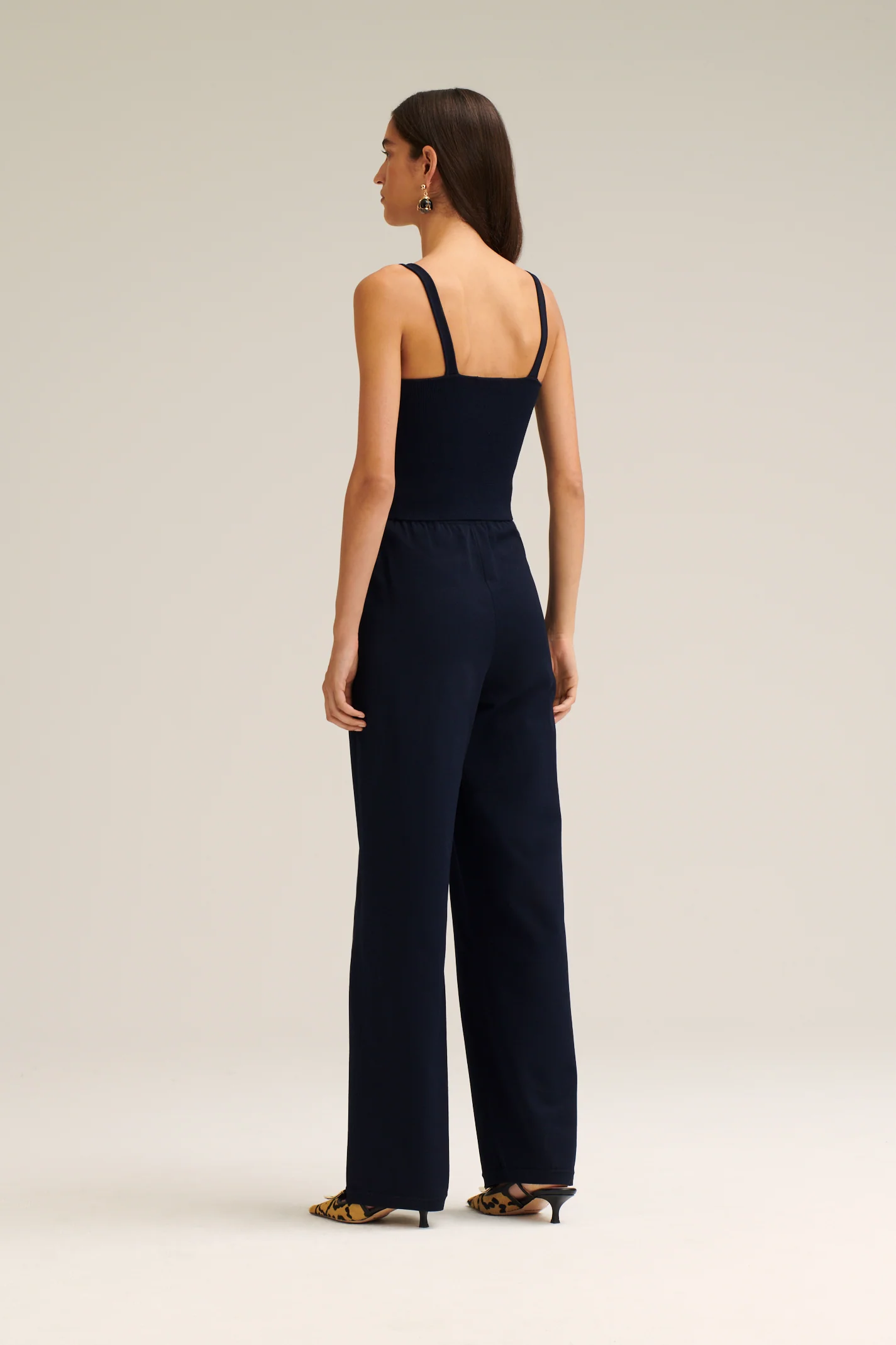 CREPE KNIT SQUARE CAMISOLE - Image 6