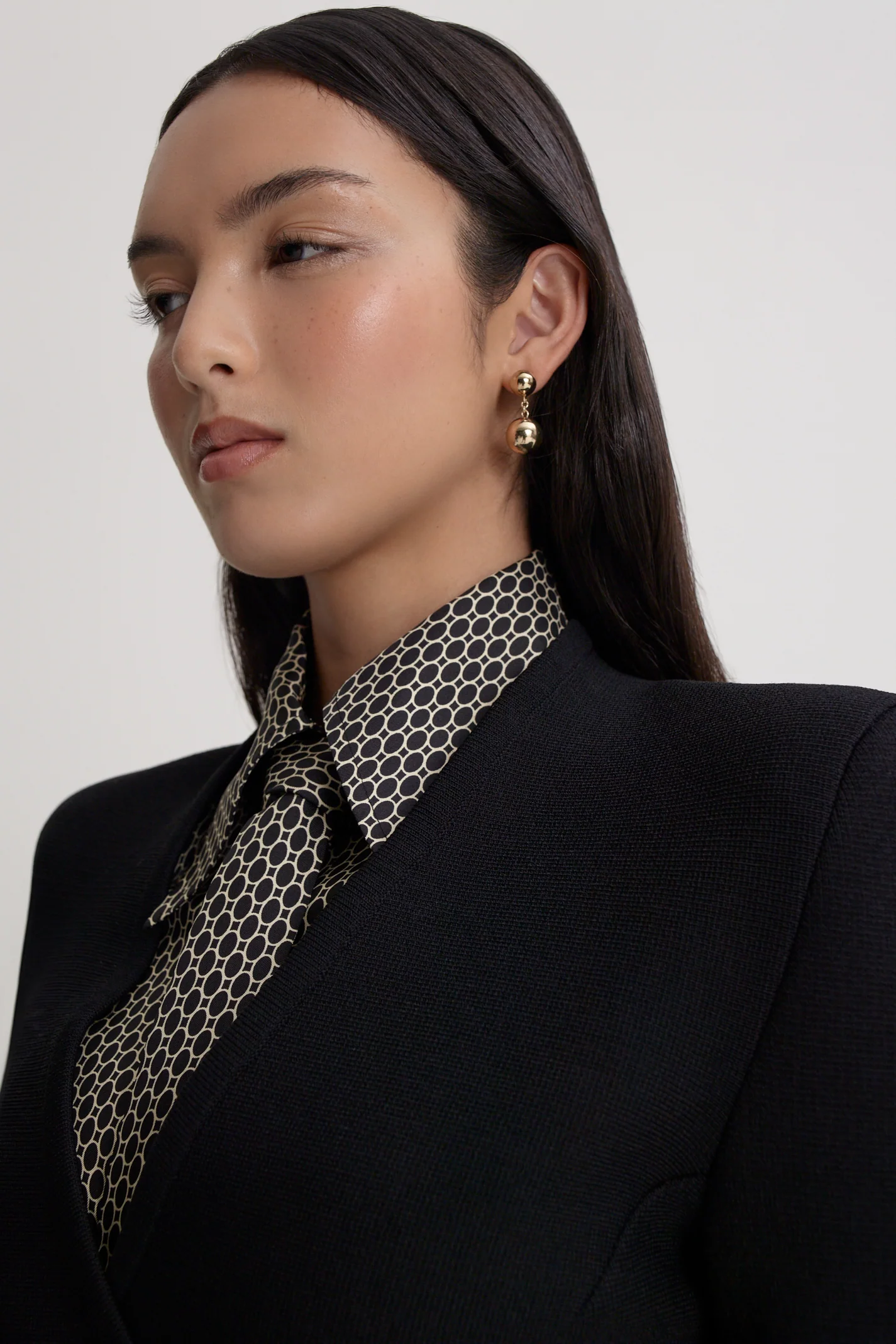 CREPE KNIT WRAP JACKET - Image 7