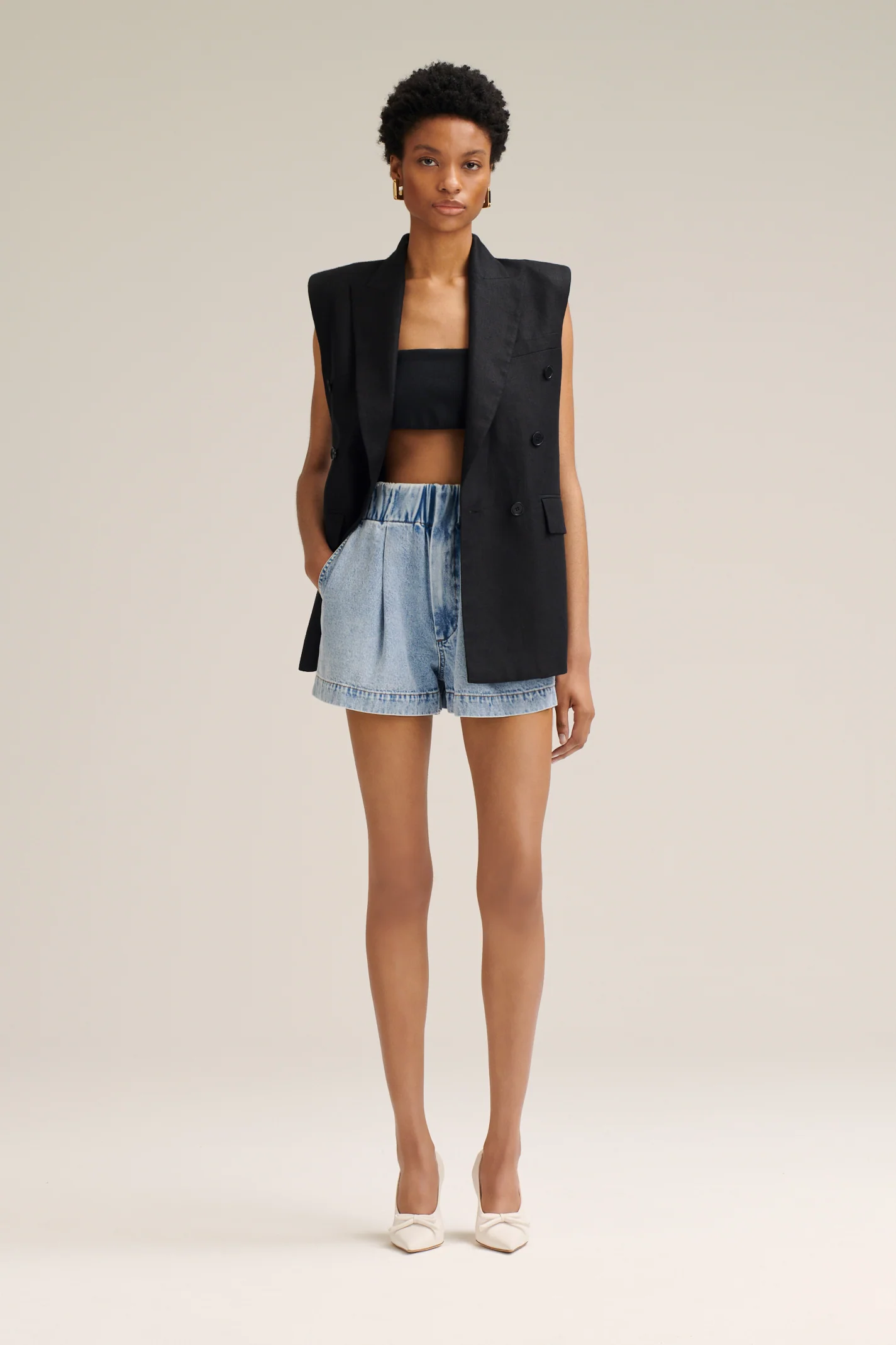 DENIM SHORT - Image 3