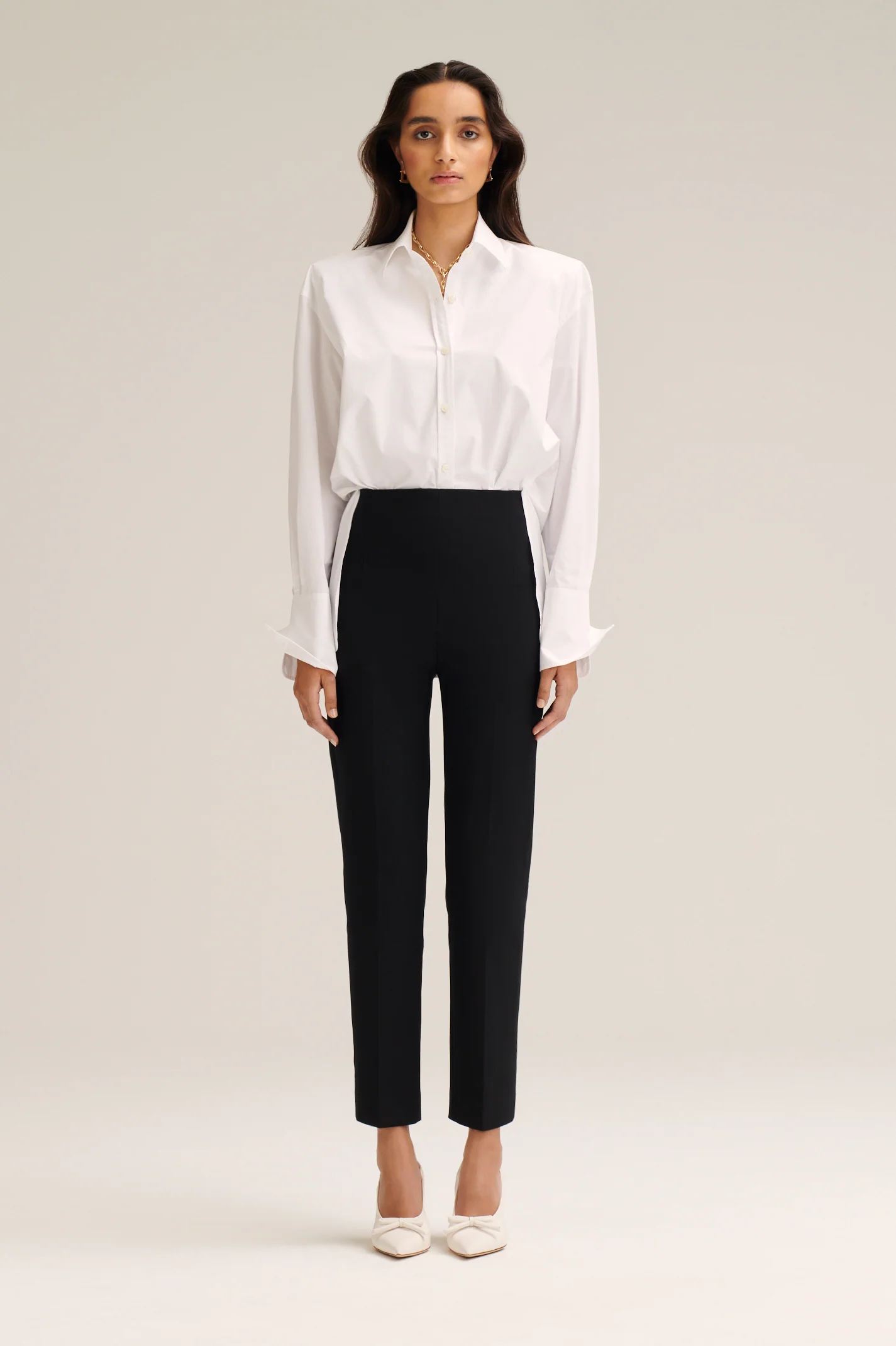 ITALIAN HIGHWAIST SLIM TROUSER - Image 3