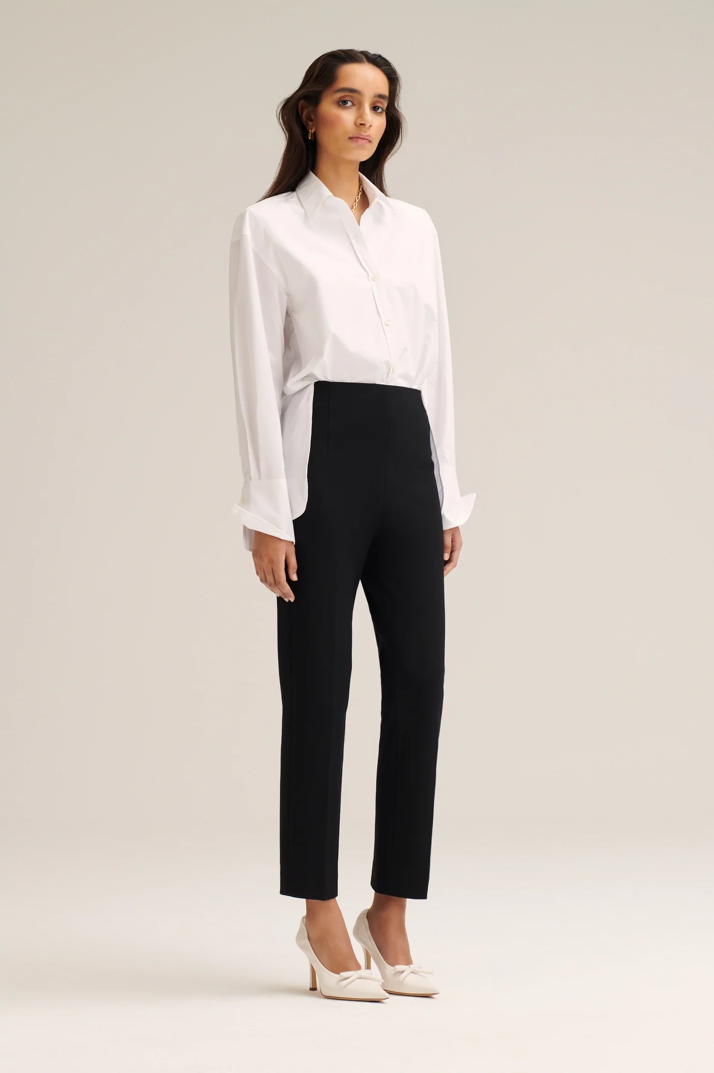 ITALIAN HIGHWAIST SLIM TROUSER - Image 4