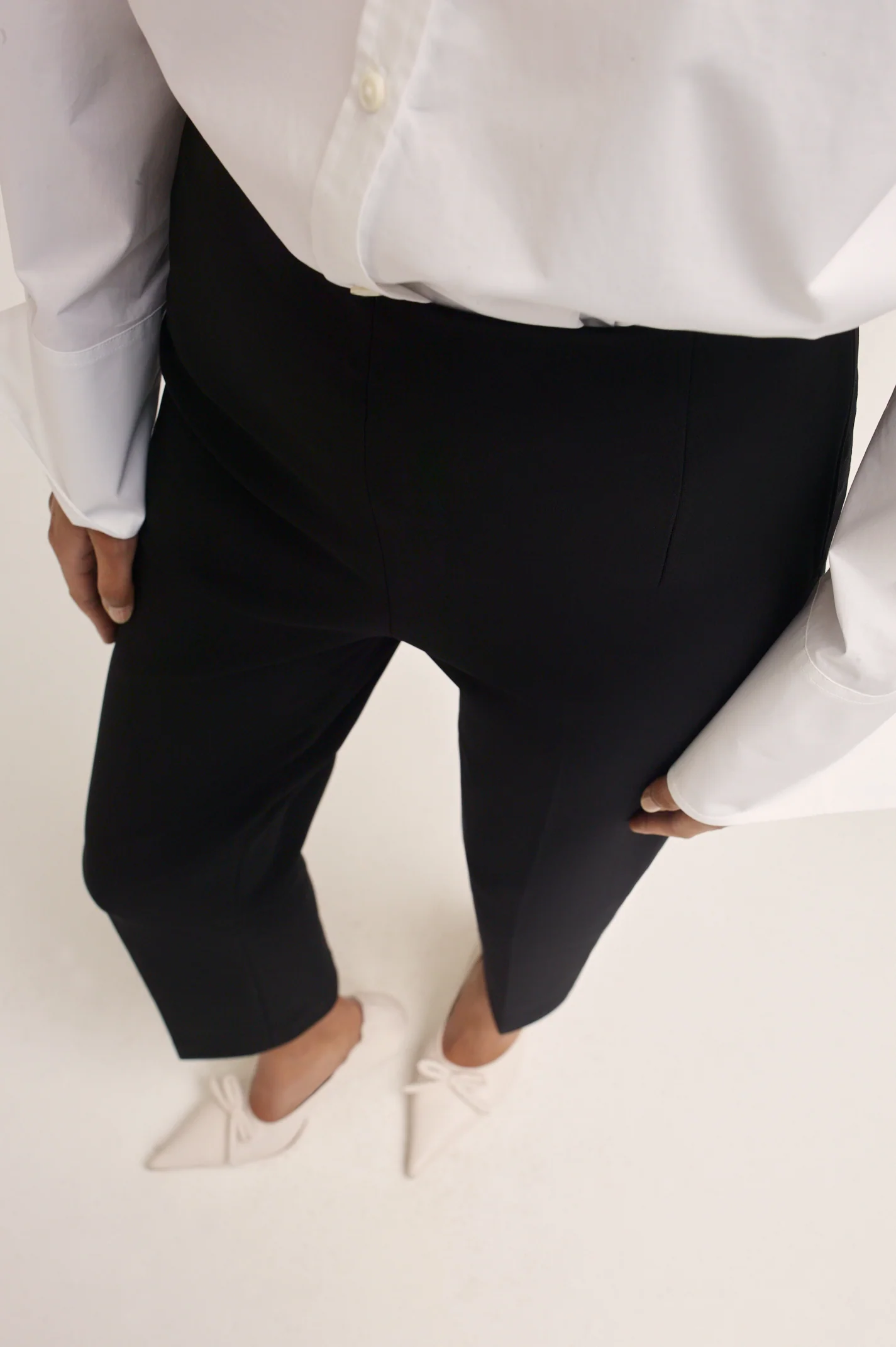 ITALIAN HIGHWAIST SLIM TROUSER - Image 6