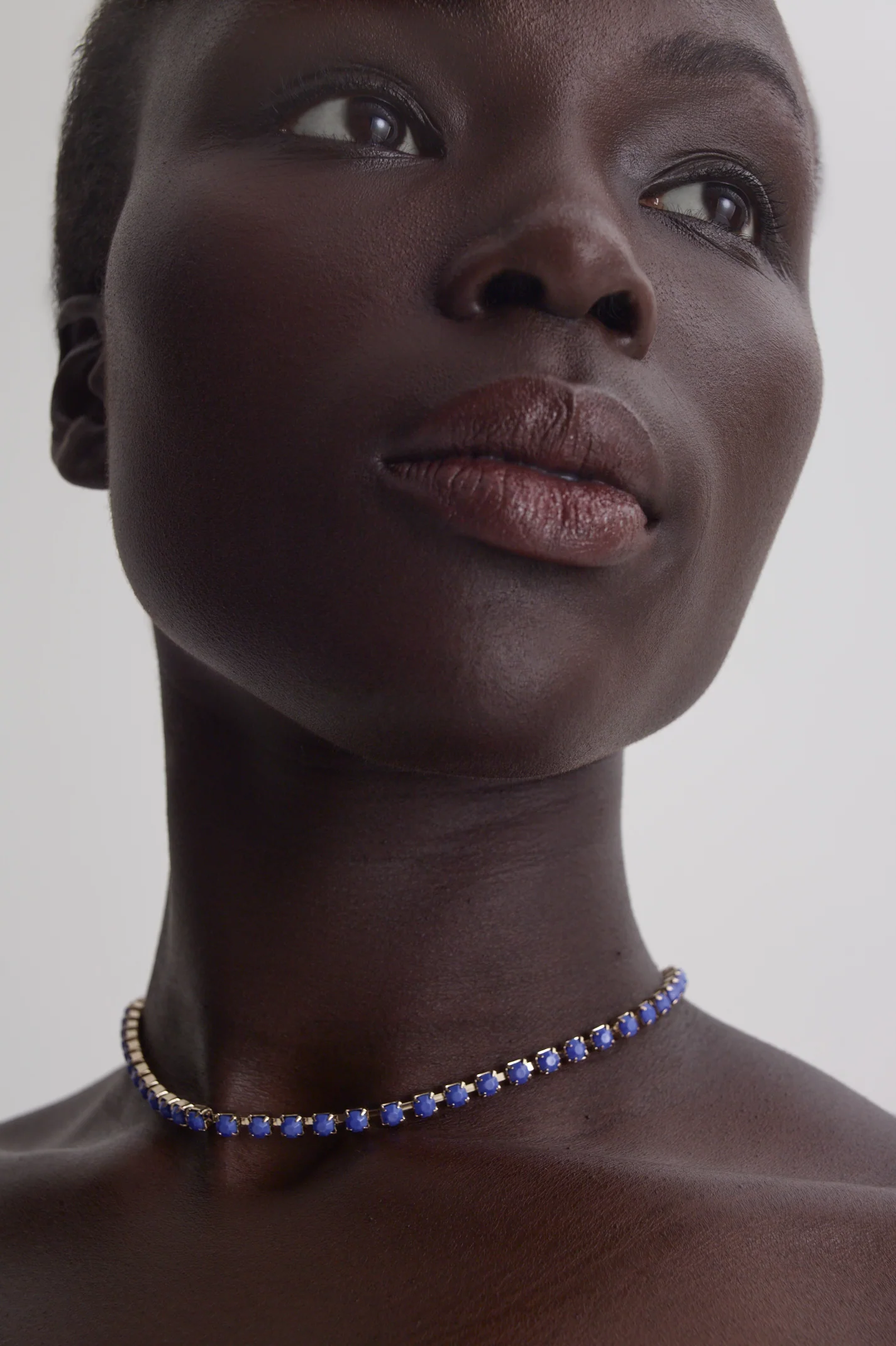 ITALIAN OPAL STRASS CHOKER - Image 3