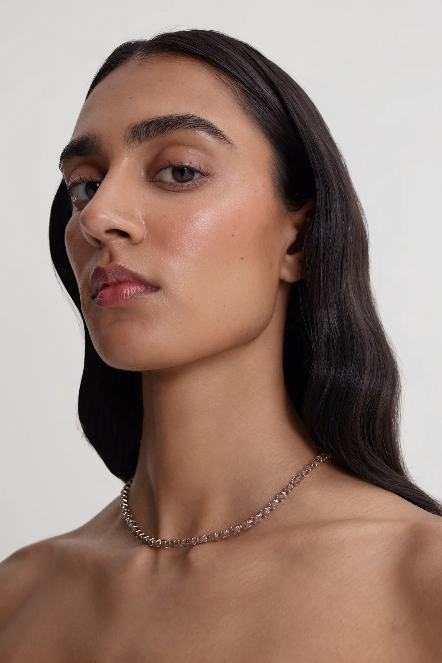 ITALIAN OPAL STRASS CHOKER - Image 3