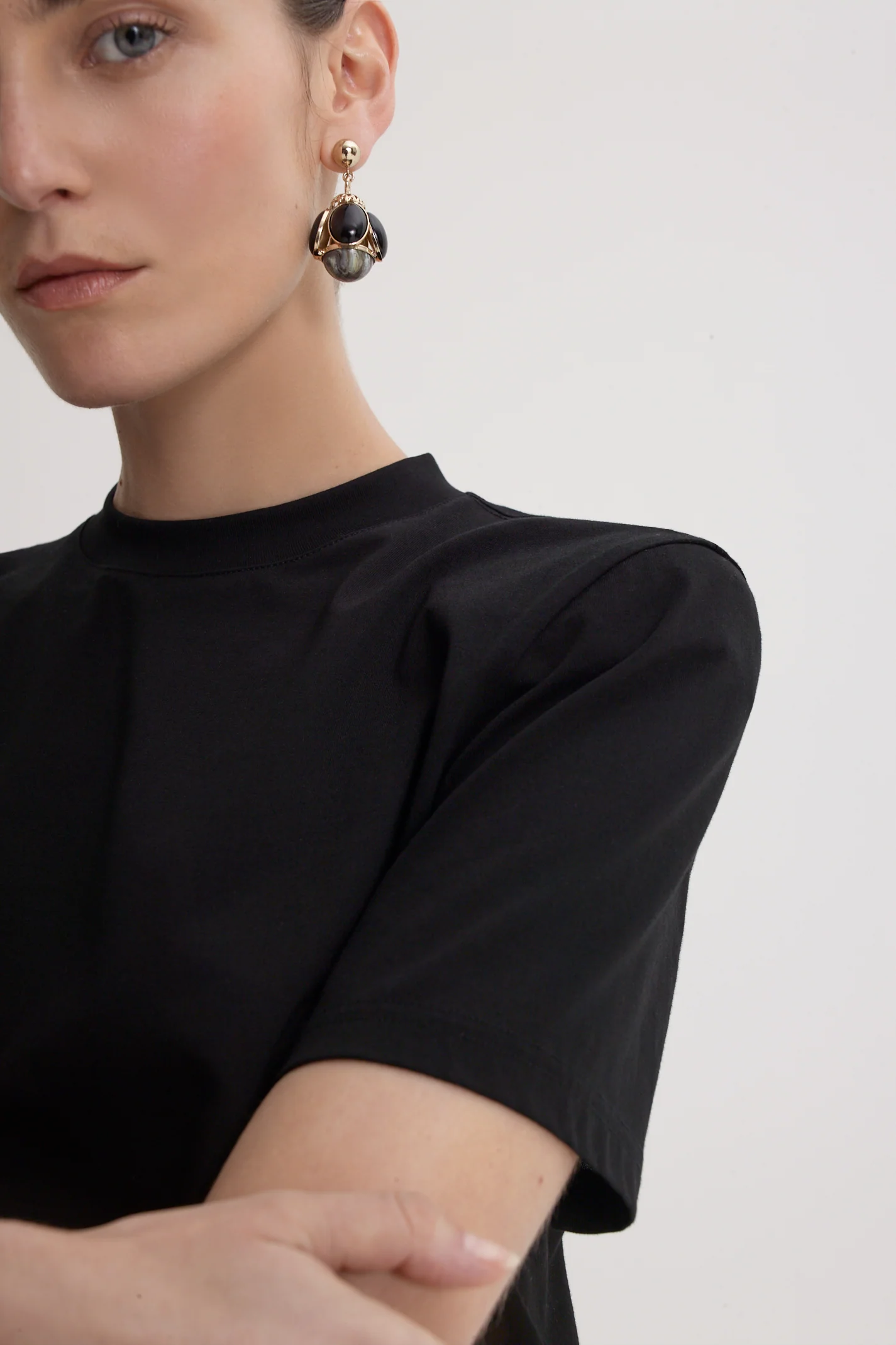 MERCERISED SHOULDER PAD TEE - Image 6