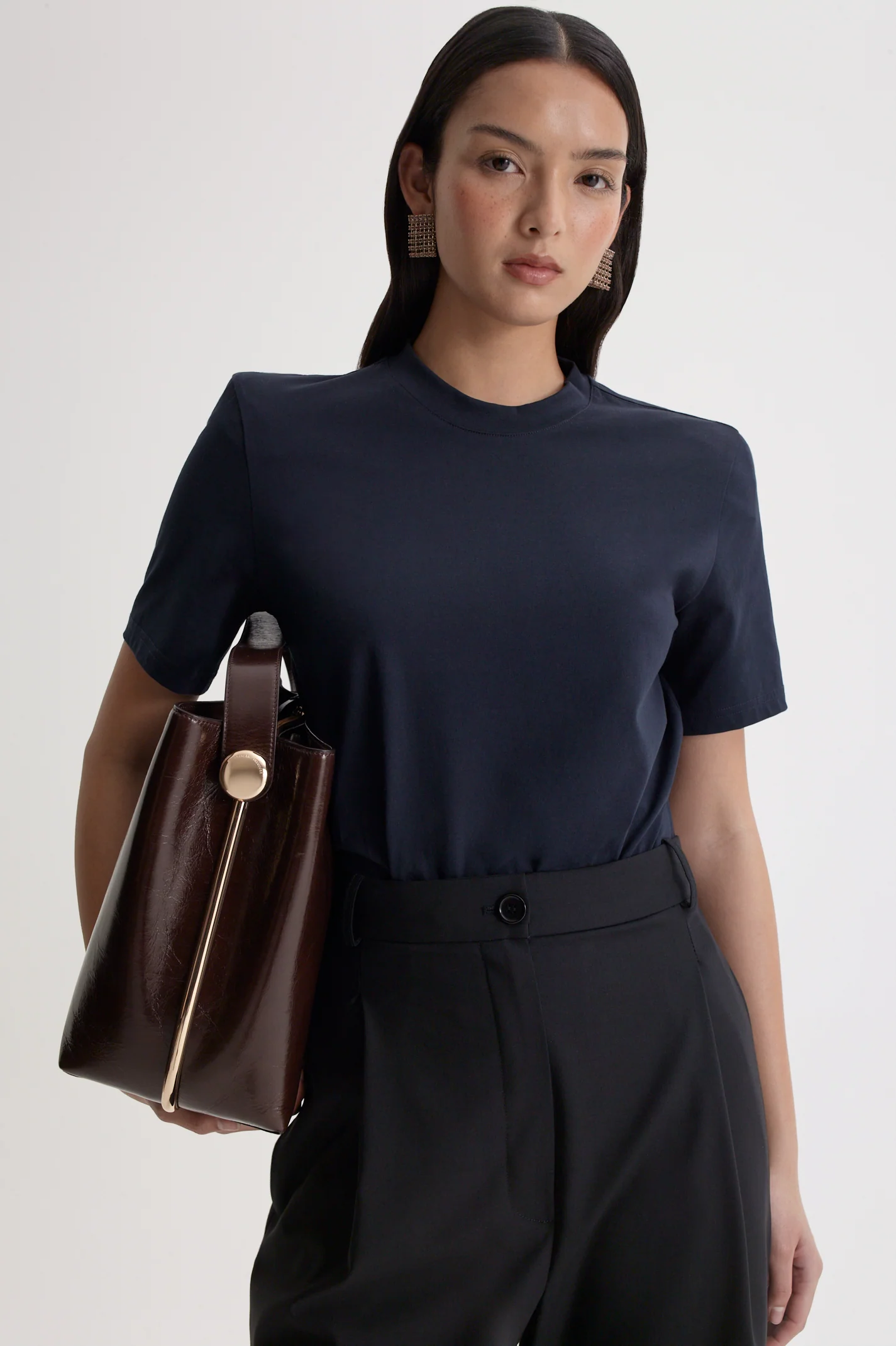 MERCERISED SHOULDER PAD TEE - Image 3