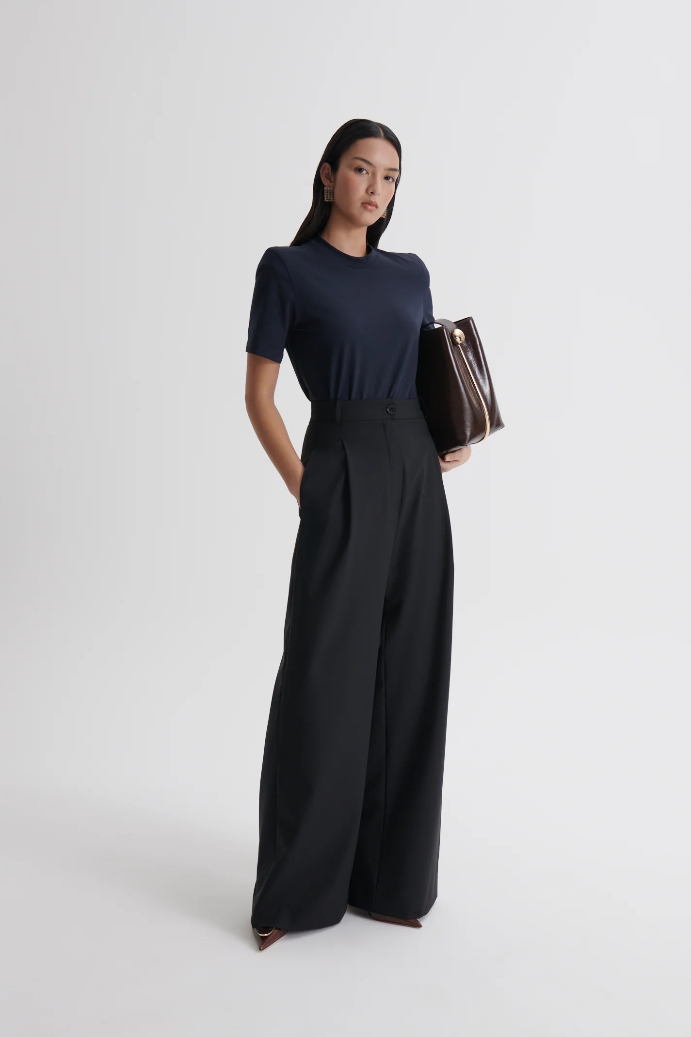 MERCERISED SHOULDER PAD TEE - Image 5