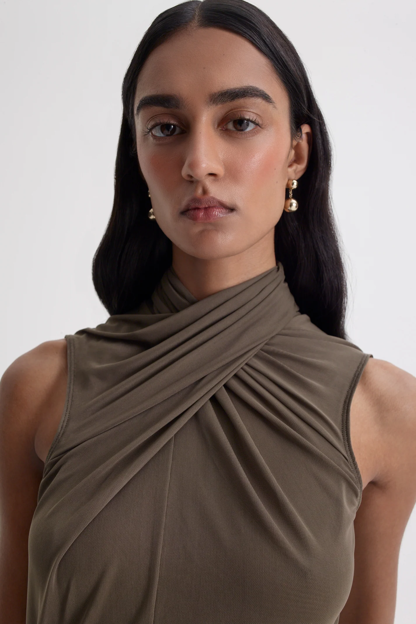 MESH TURBAN SLEEVELESS TOP - Image 3