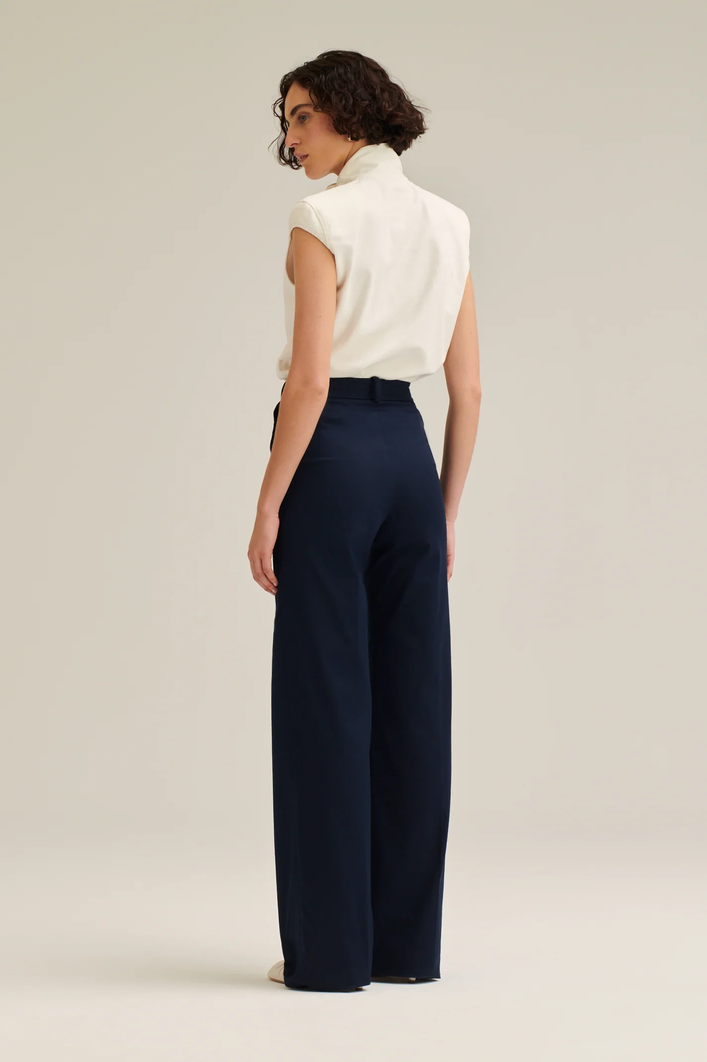 SATEEN TAILORED TROUSER - Image 5